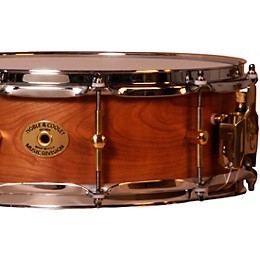 Noble & Cooley Solid Shell Cherry Snare Drum With Brass Hardware 14 x 5 in. Natural Satin Lacquer