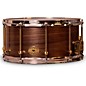 Noble & Cooley Solid Shell Walnut Snare Drum With Brass Hardware 14 x 7 in. Natural Satin Lacquer thumbnail