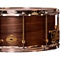 Noble & Cooley Solid Shell Walnut Snare Drum With Brass Hardware 14 x 7 in. Natural Satin Lacquer