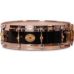 Noble & Cooley Solid Shell Maple Snare Drum With Brass Hardware 14 x 3.875 in. Black Gloss