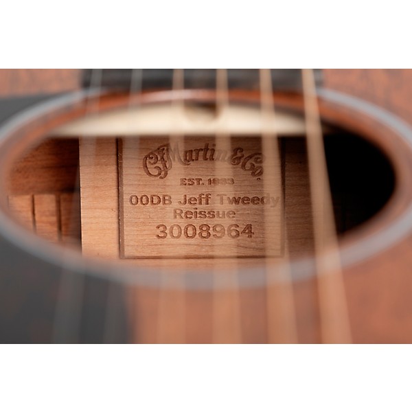 Martin Jeff Tweedy Signature 00DB Left-Handed Grand Concert Acoustic Guitar Oak Toner