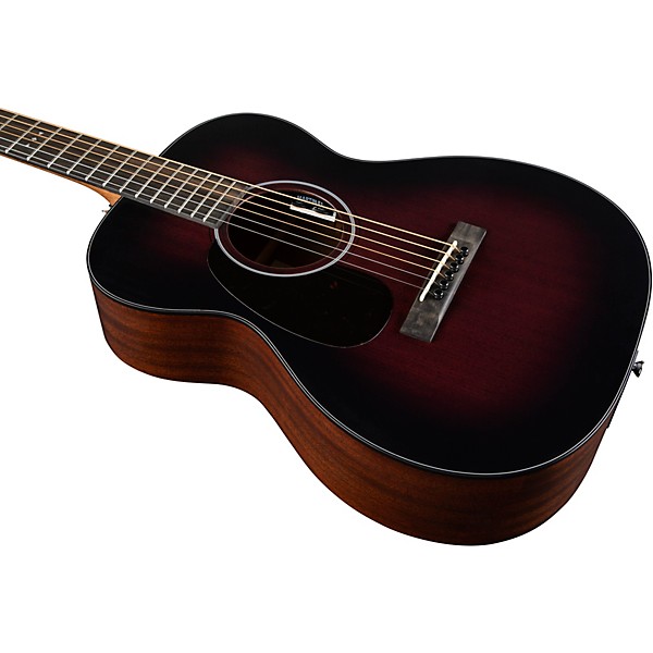 Martin Jeff Tweedy Signature 000 Junior E Left-Handed Acoustic-Electric Guitar Dark Mahogany