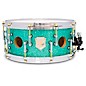 SJC Drums 25th Anniversary USA Custom Maple Snare Drum - 14 x 6.5 in. Turquoise Glitter thumbnail