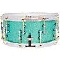 SJC Drums 25th Anniversary USA Custom Maple Snare Drum - 14 x 6.5 in. Turquoise Glitter