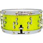 SJC Drums 25th Anniversary USA Custom Maple Snare Drum - 14 x 6.5 in. Lime Glitter
