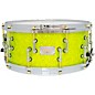SJC Drums 25th Anniversary USA Custom Maple Snare Drum - 14 x 6.5 in. Lime Glitter