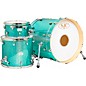 SJC Drums 25th Anniversary USA Custom 3-Piece Maple Shell Pack - Turquoise Glitter thumbnail