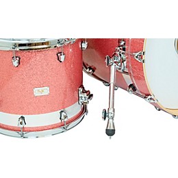 SJC Drums 25th Anniversary USA Custom 3-Piece Maple Shell Pack - Pink Glitter