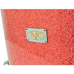 SJC Drums 25th Anniversary USA Custom 3-Piece Maple Shell Pack - Pink Glitter