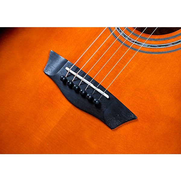 Washburn G10CE Comfort Series Grand Auditorium Acoustic-Electric Guitar Sunburst