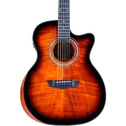 Washburn G12FCE Comfort Series Grand Auditorium Acoustic-Electric Guitar Sunburst