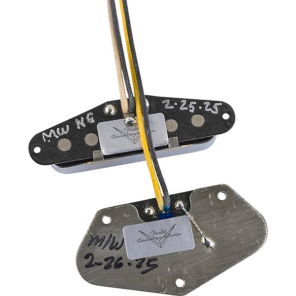 Fender Custom Shop '50/'51 Blackguard Telecaster Pickup Set Black and Chrome