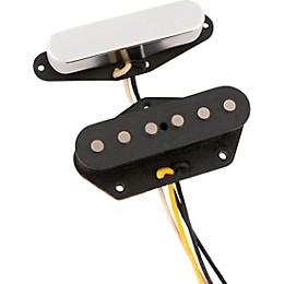 Fender Custom Shop '55/'56 Whiteguard Telecaster Pickup Set Black and Chrome