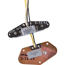 Fender Custom Shop '55/'56 Whiteguard Telecaster Pickup Set Black and Chrome