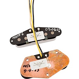 Fender Custom Shop '55/'56 Whiteguard Telecaster Pickup Set Black and Chrome