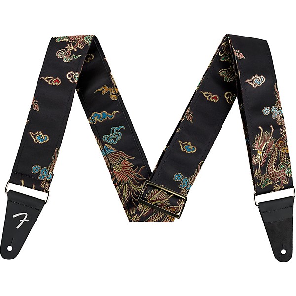Fender Satin Dragon Straps Black