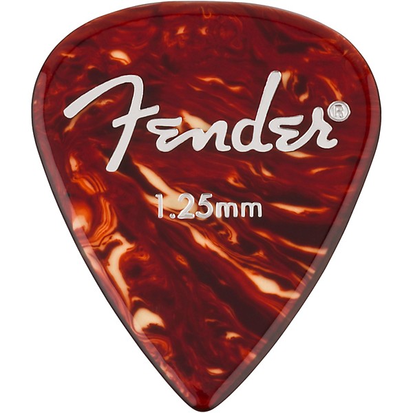 Fender Aero Acrylic Guitar Picks 1.25 mm 6 Pack
