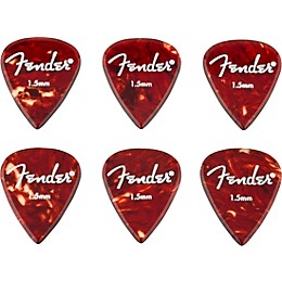Fender Aero Acrylic Guitar Picks 1.50 mm 6 Pack