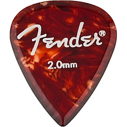 Fender Aero Acrylic Guitar Picks 2.00 mm 6 Pack