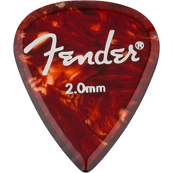 Fender Aero Acrylic Guitar Picks 2.00 mm 6 Pack