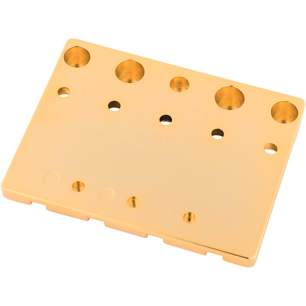 Fender HiMass 4-String Bass Bridge Assembly with Brass Saddles Gold