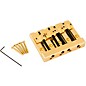 Fender HiMass 4-String Bass Bridge Assembly with Zinc Saddles Gold thumbnail
