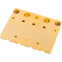 Fender HiMass 4-String Bass Bridge Assembly with Zinc Saddles Gold