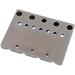 Fender HiMass String-Through 4-String Bass Bridge Assembly with Brass Saddles Black Chrome