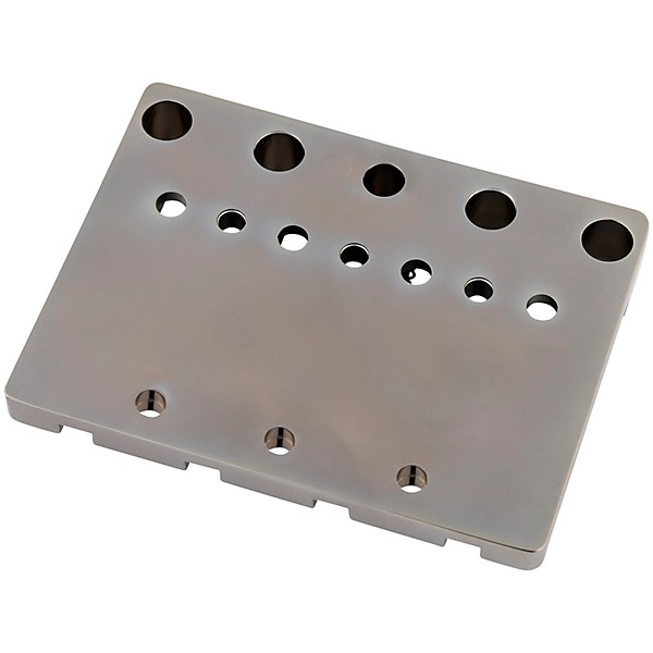 Fender HiMass String-Through 4-String Bass Bridge Assembly with Brass Saddles Black Chrome