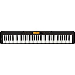 Casio CDP-S360 Compact Digital Piano with Warm Audio WA-CAB Headphone Package (Pedals/Bench/Stand Included) Black