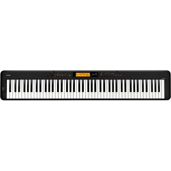 Casio CDP-S360 Compact Digital Piano with Warm Audio WA-CAB Headphone Package (Pedals/Bench/Stand Included) Black
