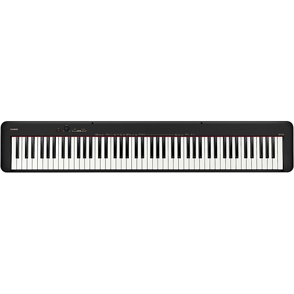 Casio CDP-S110 Compact Digital Piano with Warm Audio WA-CAB Headphone Package (Pedals/Bench/Stand Included) Black