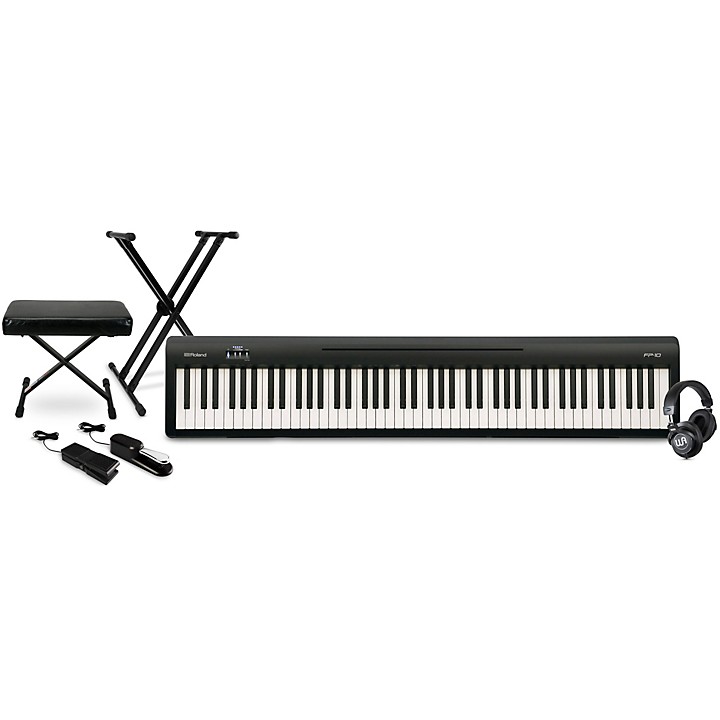 Roland FP-30X 88-Key Digital Piano With Warm Audio WA-CAB