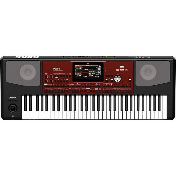 KORG Pa700 61-key Arranger Workstation with Tascam TH-200X Studio Headphone Package (Pedals/Bench/Stand/Bag Included)