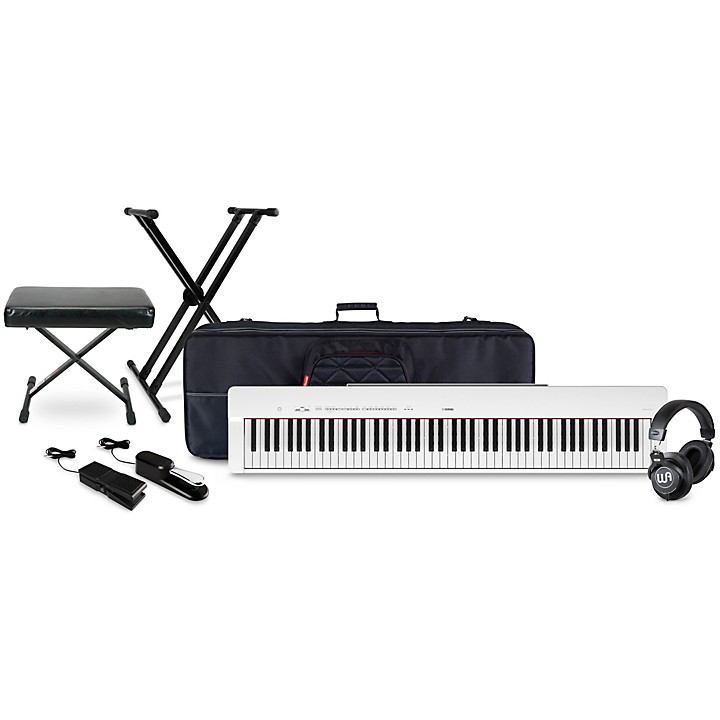 Yamaha P-225 88-Key Digital Piano with Warm Audio WA-CAB Headphone