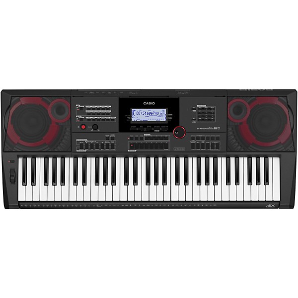 Casio CT-X5000 61-key Portable Arranger Keyboard with Tascam TH-200X Studio Headphone Package (Pedals/Bench/Stand/Bag Incl...