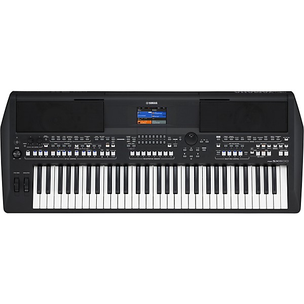 Yamaha PSRSX600 61-key Arranger Workstation with Tascam TH-200X Studio Headphone Package (Pedals/Bench/Stand/Bag Included)