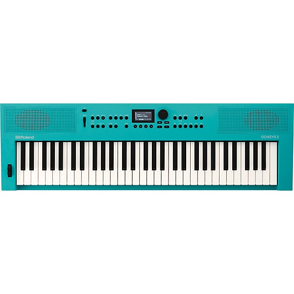 Roland GO:KEYS Keyboard Package With TASCAM TH-200X Studio Headphones and Accessories - Turquoise