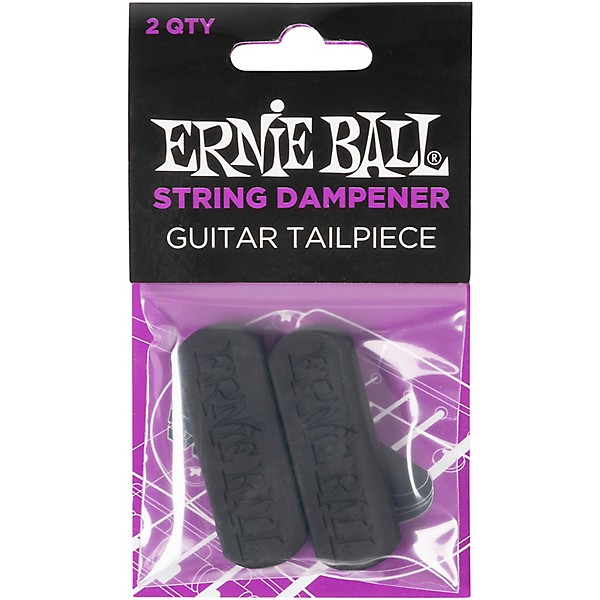Ernie Ball Guitar Tailpiece String Dampener Black