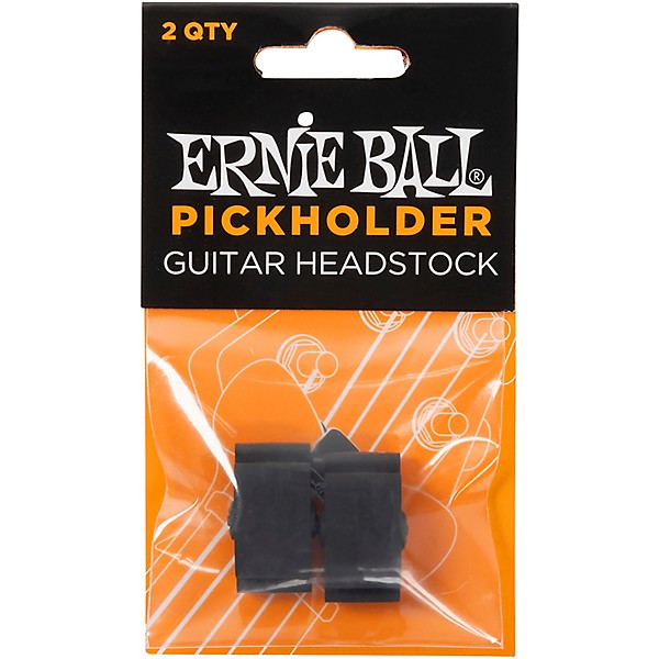 Ernie Ball Guitar Headstock Pickholder Black