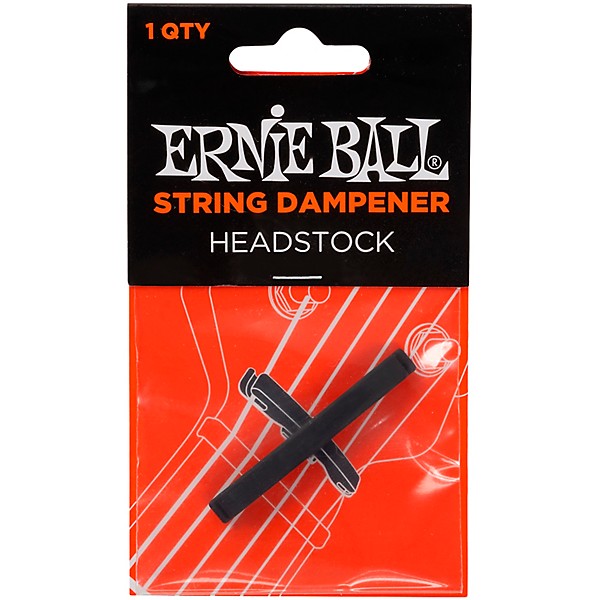 Ernie Ball Guitar Headstock String Dampener Black