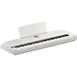 Yamaha DGX-670 88-Key Portable Grand Piano White With Matching Stand and Bench