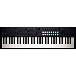 Novation Launchkey MK4 Keyboard Controller with Focusrite 2i2 USB Audio Interface and Yamaha HS5 5" Studio Monitor Pair Package (Cables/Stands Included) 61 Key Package