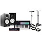 Novation Launchkey MK4 Keyboard Controller with Focusrite 2i2 USB Audio Interface and Yamaha HS5 5" Studio Monitor Pair Package (Cables/Stands Included) 25 Key Package thumbnail