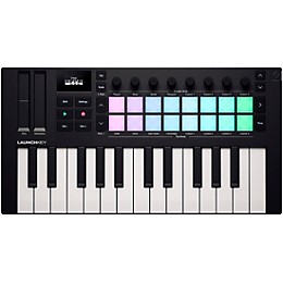 Novation Launchkey MK4 Keyboard Controller with Focusrite 2i2 USB Audio Interface and Yamaha HS5 5" Studio Monitor Pair Package (Cables/Stands Included) 25 Key Package