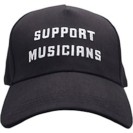 Guitar Center Support Musicians Embroidered Black Dad Hat