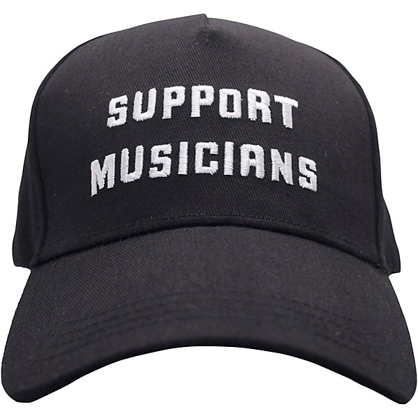Guitar Center Support Musicians Embroidered Black Dad Hat