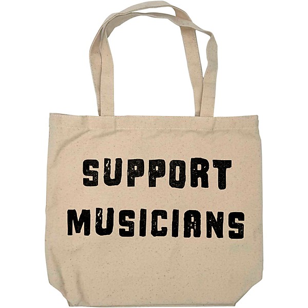 Guitar Center Support Musicians Natural Tote Bag Natural
