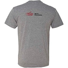 Guitar Center Support Musicians Unisex Heather Grey T Shirt X Large Grey