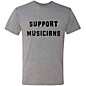 Guitar Center Support Musicians Unisex Heather Grey T Shirt Medium Grey thumbnail
